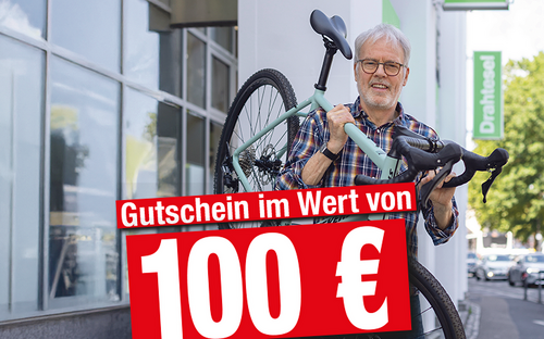 100 € Gutschein von Drahtesel - Alles rund ums Rad und E-Bike