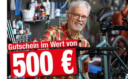500 € Gutschein von Drahtesel - Alles rund ums Rad und E-Bike