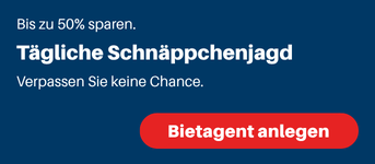 Bietagent anlegen und Schnäppchen jagen.
