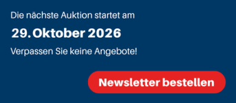 Die nächste Auktion startet am 29. Oktober